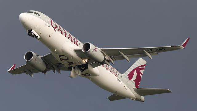 A7-AHS:Airbus A320-200:Qatar Airways